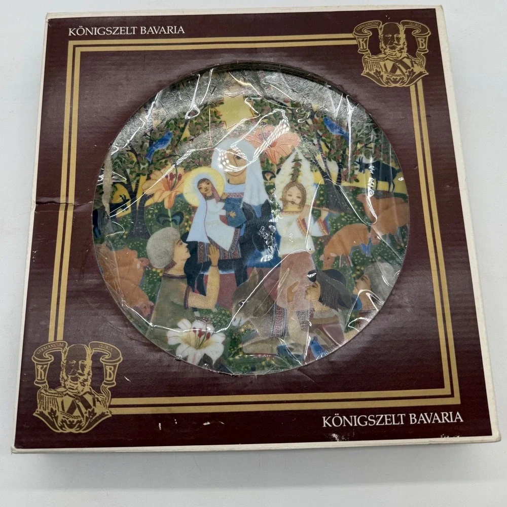 KonigsZelt Bavaria‎ Collector Plate The Adoration 1979 Heidi Keller Limited Ed